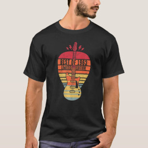 59 Jahre alt Geburtstag Best of 1963 Gitarre T-Shirt