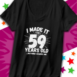 59 Jahre alt Sarcastic Meme Funny 59. Geburtstag T-Shirt