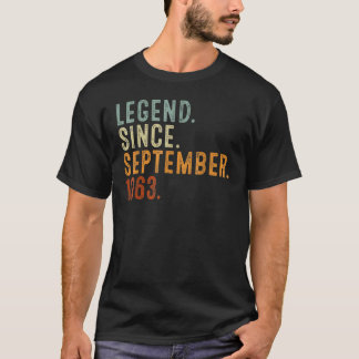 59 Jahre alte Legende seit September 1963 59. Bir T-Shirt