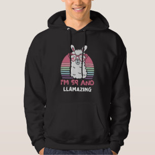 59-jähriges Tageslicht 59. Geburtstag Lama Hoodie