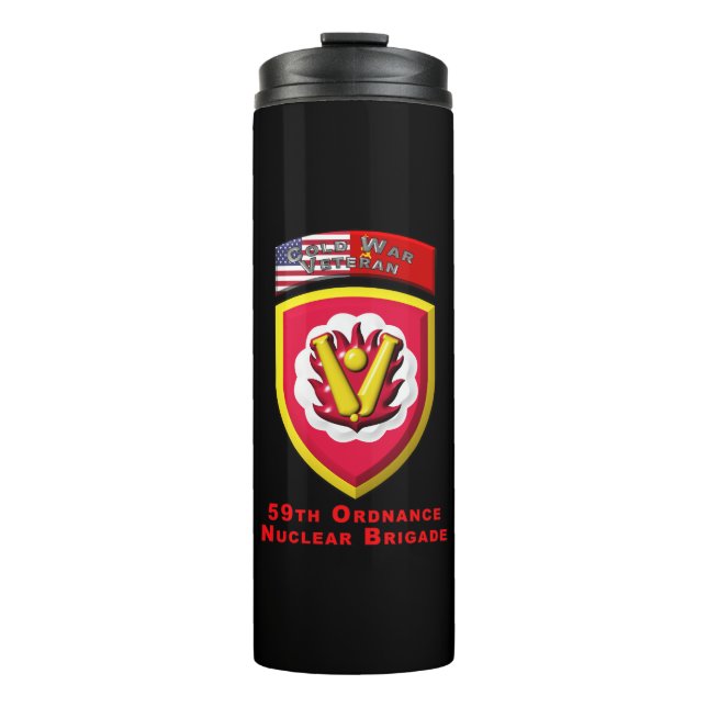 59. Ordnance Brigade "Kalter Krieg Nuklear Deterre Thermosbecher (Vorderseite)