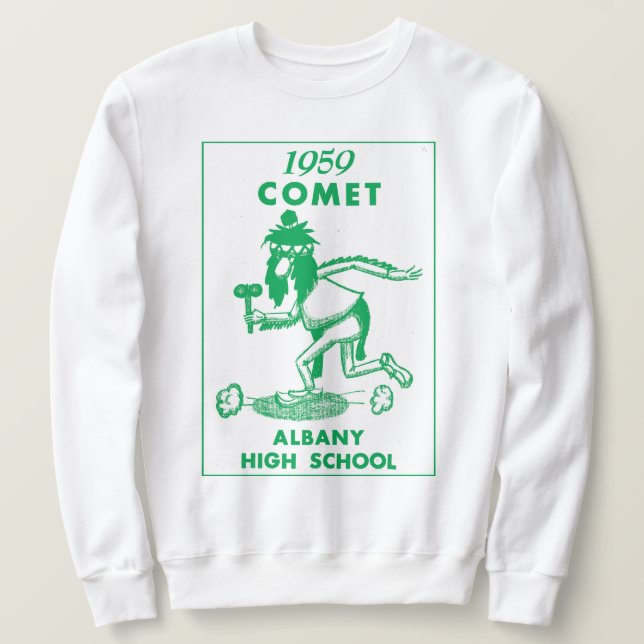59er Comet Albany High School Hvywt Sweatshirt (Design vorne)