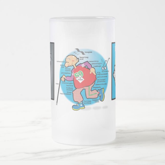 ' 59er zurückgezogen? Nicht ich Mattglas Bierglas (Mittel)