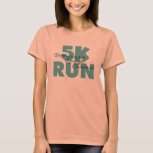 5.000 Lauf des grünen Sports T-Shirt
