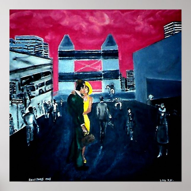 5:05 Original Öl auf Leinwand Reprint Poster! Poster (Vorne)