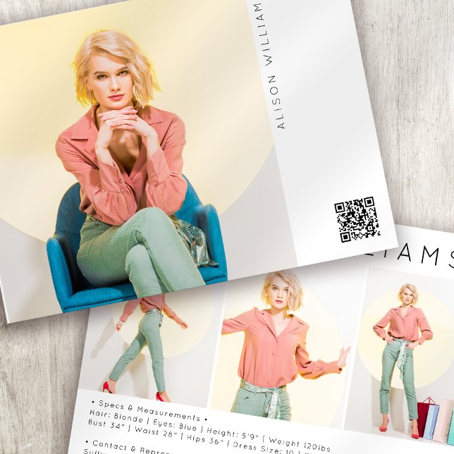 5.12x18.5" Moderne Comp-Karte mit 4 Foto-Schauspie Ankündigung (Von Creator hochgeladen)