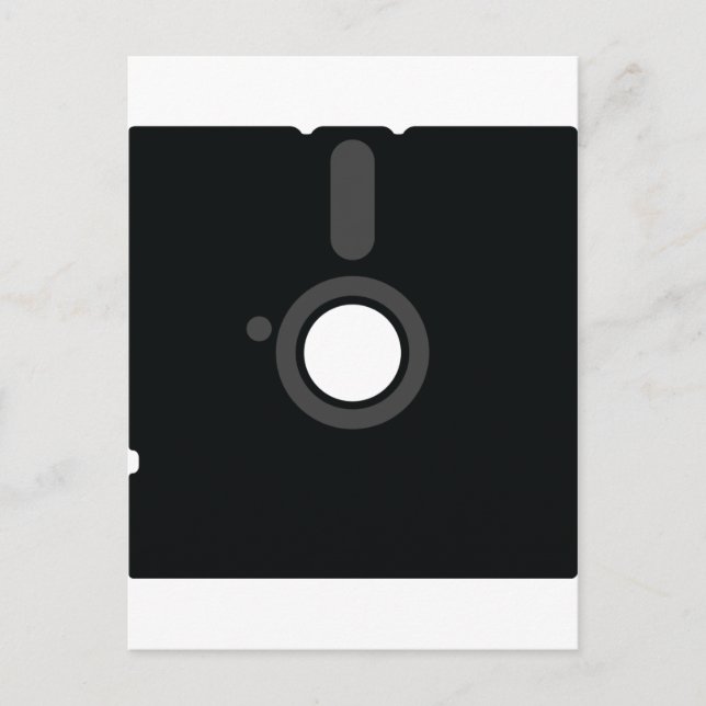 5.5-Diskette Postkarte (Vorderseite)