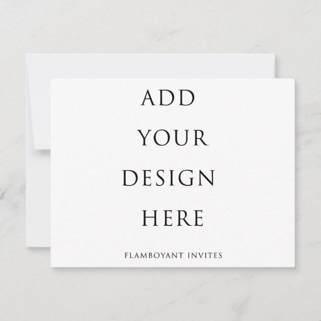 5.5"x4.25" RSVP-Karte/ Einschließungskarte (Vorderseite)