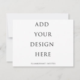 5.5"x4.25" RSVP-Karte/ Einschließungskarte