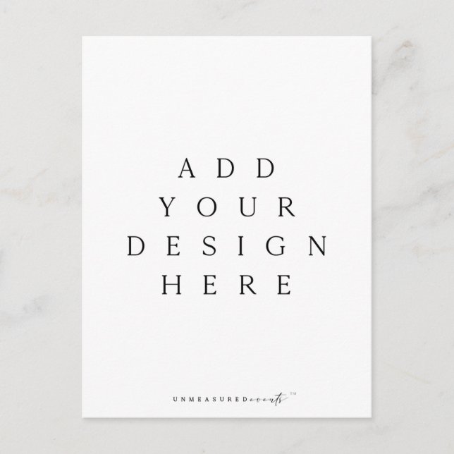 5,5 x 4,25" Vertikaler Postkartendruck Einladungspostkarte (Vorderseite)