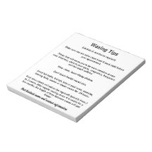 5,5" x 6" Notepad - 40 Seiten