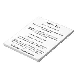 5,5" x 6" Notepad - 40 Seiten Notizblock