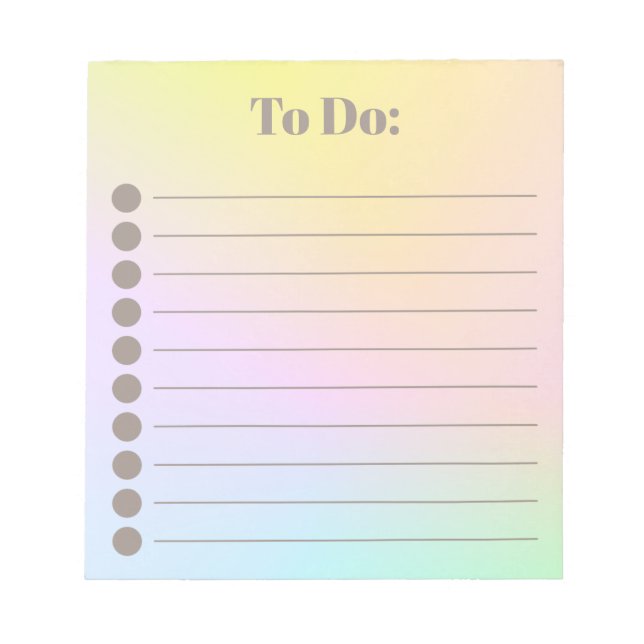 5,5" x 6" Notepad - 40 Seiten Notizblock (Vorderseite)