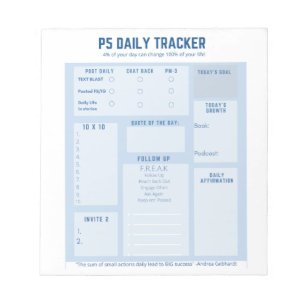 5,5" x 6" Notepad - 40 Seiten Notizblock