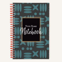 5,5" x 8,5" anpassbares SpiralNotebook & Journal