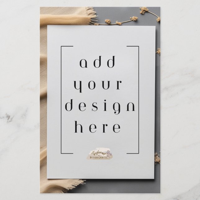 5,5" x 8,5" Flachkarte (Vorderseite)