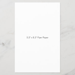 5,5" x 8,5" Flyer-Papier Flyer
