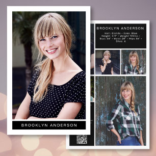 5,5 x 8,5" Modern 6-Foto-Comp-Karte