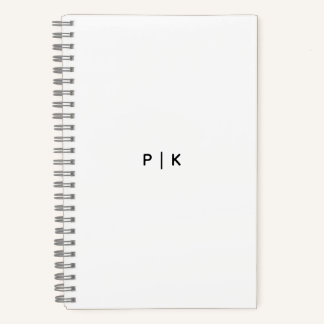 5,5" x 8,5", Softcover, Weißer Spiralplaner Notizbuch
