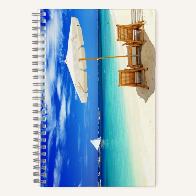 5,5" x 8,5" SpiralNoteboot Notizbuch (Vorderseite)