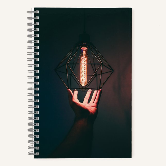 5,5" x 8,5" SpiralNoteboot Notizbuch (Vorderseite)