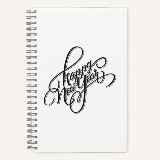 5,5" x 8,5" SpiralNoteboot Notizbuch (Vorderseite)