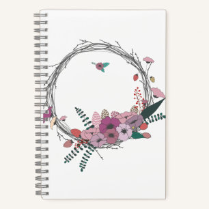 5,5" x 8,5" SpiralNoteboot Notizbuch