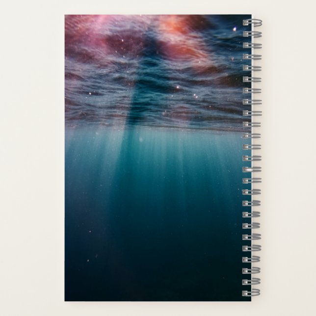 5,5" x 8,5" SpiralNoteboot Notizbuch (Rückseite)