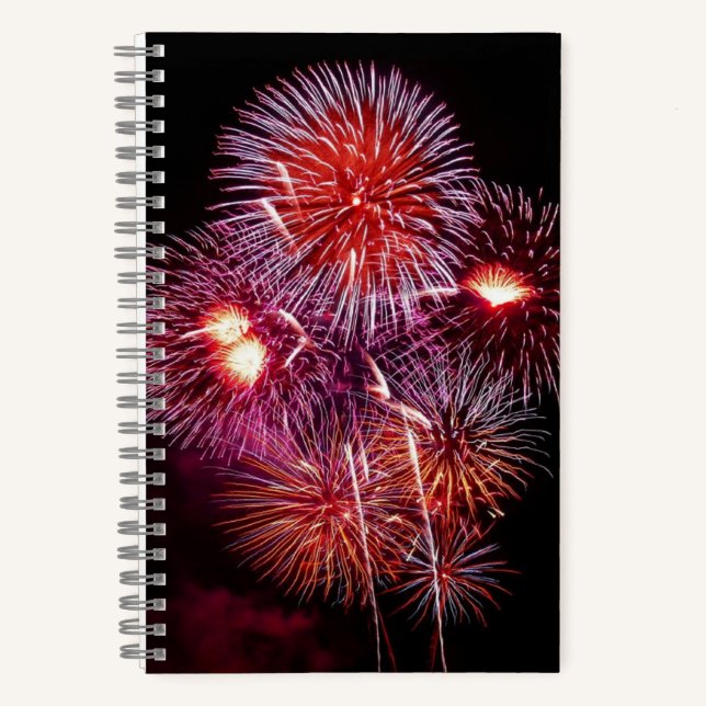 5,5" x 8,5" SpiralNoteboot Notizbuch (Vorderseite)