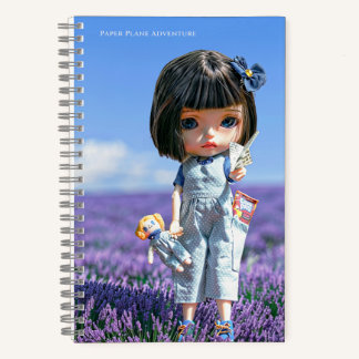 5.5x8.5 Journal: Paper Plane Adventure Notizbuch