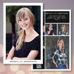 5,5x8,5" Modern 6-Foto-Actor-Modell Comp-Karte<br><div class="desc">Diese moderne Composite-Karte (aka Zed Card) wird Ihnen helfen, sich potenziellen Kunden vorzustellen und sich von der Masse abzuheben! Es gibt Platz für Sie, um sechs Fotos aus Ihrem Portfolio hochzuladen, stellen Sie sicher, dass Sie eine klare, ungefilterte nah-up Ihres Gesichts (ein Portraitfoto), einen Ganzkörper-Schuss, einen Action-Schuss und ein kommerzielles...</div>