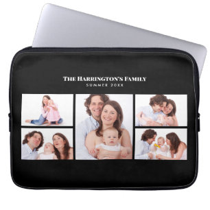 5 Abschnitte Benutzerdefiniertes Foto Einfache ele Laptopschutzhülle