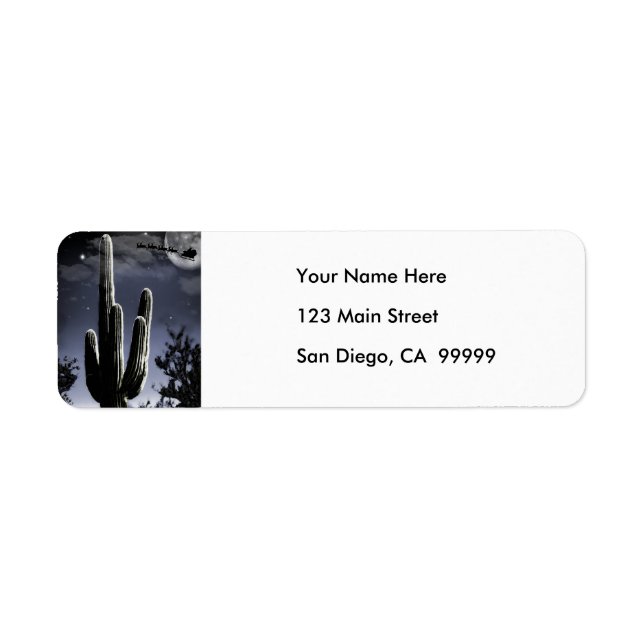 5 Armed Wüste Saguaro im Mondlicht (Vorne)