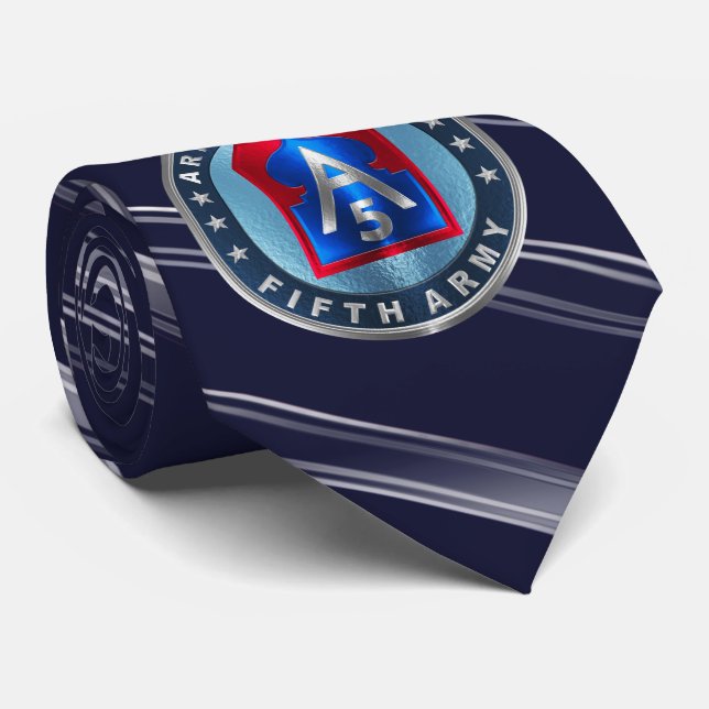 5. Armee "ARMY NORTH" Krawatte (Gerollt)