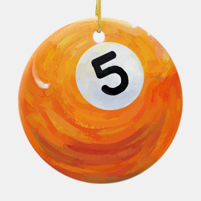 5 Ball Keramikornament (Hinten)