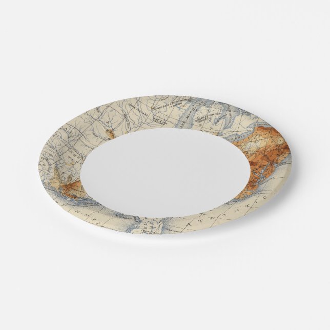 5 Bevölkerung 1820 Pappteller (Schrägansicht)