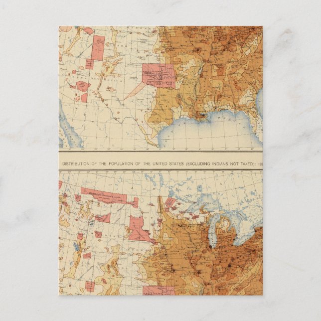 5 Bevölkerung 1870.1880 Postkarte (Vorderseite)