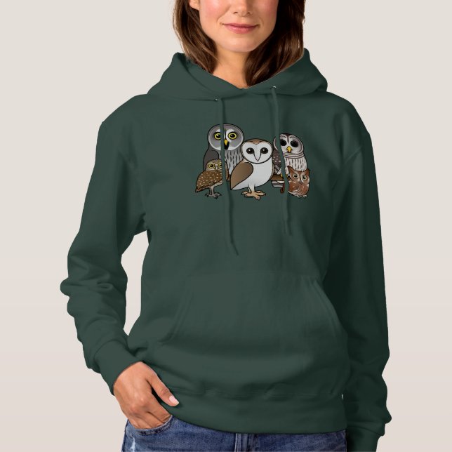 5 Birdorable Owls Hoodie (Vorderseite)