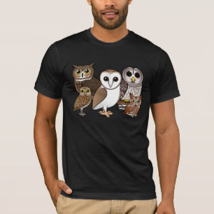5 Birnenhühner mit großem Hornhühner T-Shirt