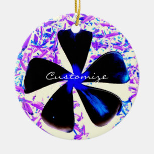 5 blättrige Pinwheel Blume Thunder_Cove Keramik Ornament