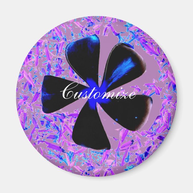 5 blättrige Pinwheel Blume Thunder_Cove Magnet (Vorne)