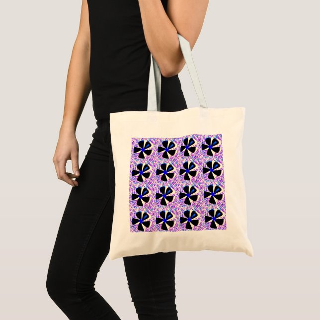 5 blättrige Pinwheel Blume Thunder_Cove Tragetasche (Vorderseite (Produkt))
