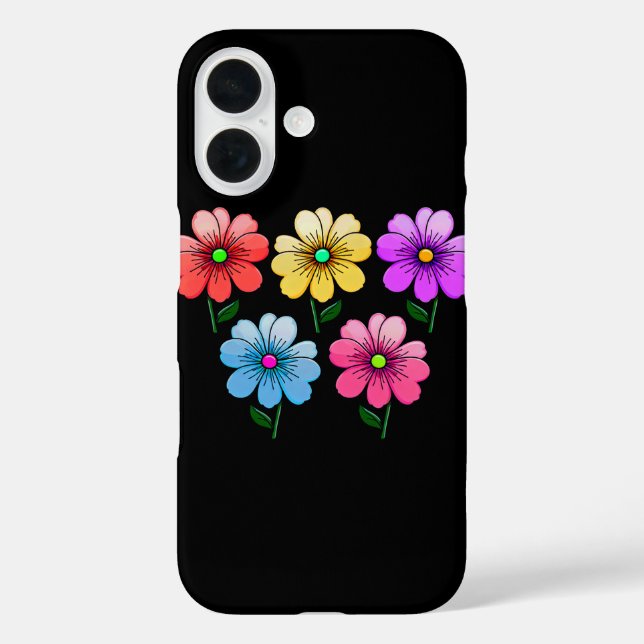 5 Blume Design Case-Mate iPhone Hülle (Rückseite)