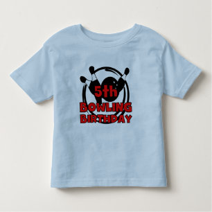5. Bowling Geburtstagsgeschenke Kleinkind T-shirt