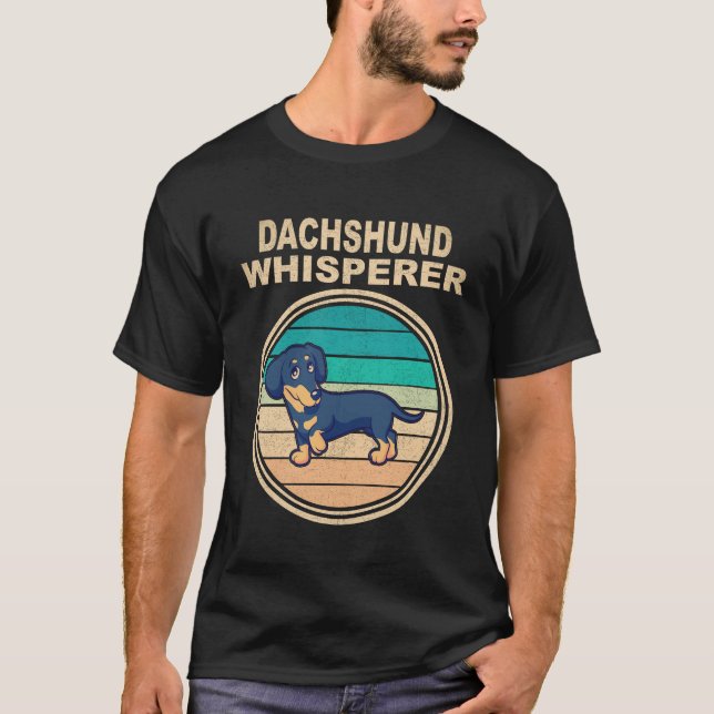 5 Dackelflüsterer Vintage T-Shirt (Vorderseite)