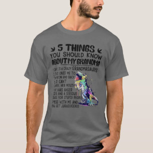5 Dinge, die Sie über meine Oma-Gefärbte Krawatte T-Shirt