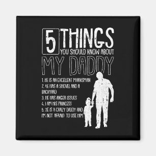 5 Dinge, die Sie über meinen Vater Väter Day wisse Magnet