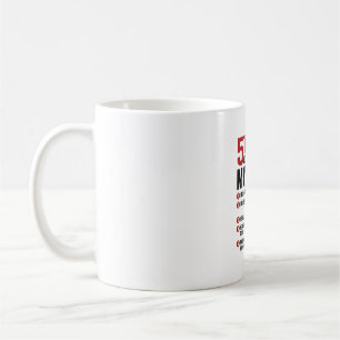 5 Dinge über meinen Papa Lustiges Vintage-Shirt-De Kaffeetasse