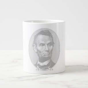 5 Dollar Geld von Präsident Abraham Lincoln Jumbo-Tasse