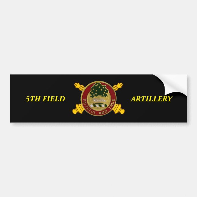 5. FELD-ARTILLERIE-AUTOAUFKLEBER AUTOAUFKLEBER (Vorne)